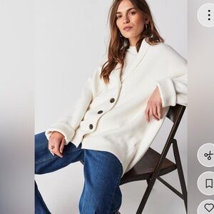 Free People Chamomile Button-Up Cardigan